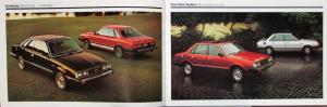 1982 Subaru Hardtop Sedan Hatchback Wagon Color Sales Brochure Original