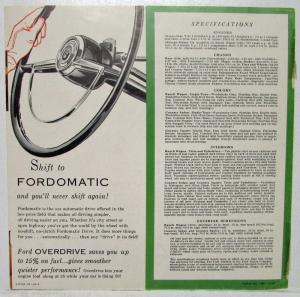 1953 Ford Station Wagons The Industrys Greatest Line Sales Folder