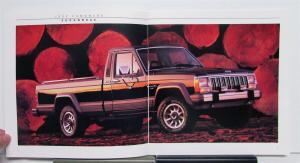 1988 Jeep Comanche Pioneer Eliminator Chief Laredo ORIGINAL Sales Brochure