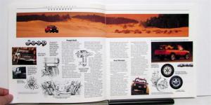 1988 Jeep Comanche Pioneer Eliminator Chief Laredo ORIGINAL Sales Brochure