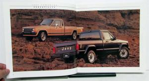 1988 Jeep Comanche Pioneer Eliminator Chief Laredo ORIGINAL Sales Brochure