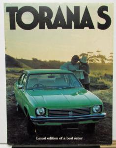 1976 Holden Torana S GM Australian Dealer Sales Brochure Folder Original Rare