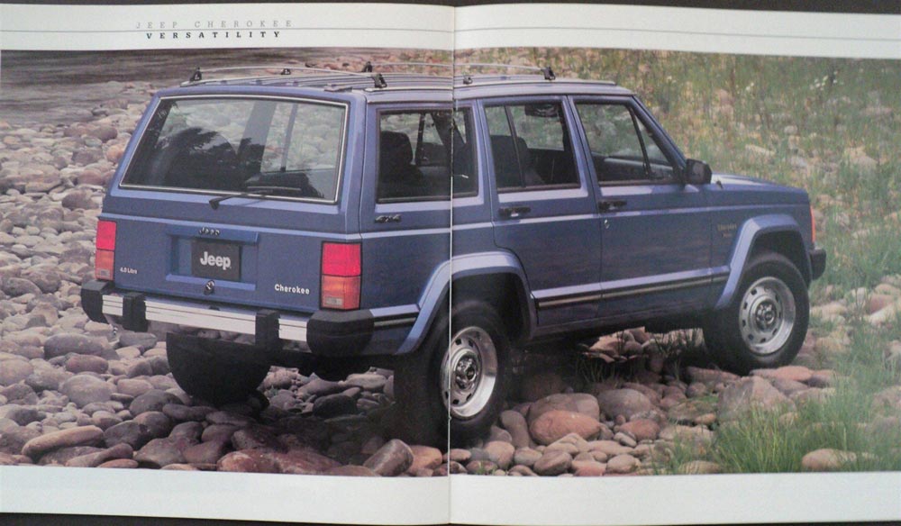 1988 Jeep Cherokee Pioneer Chief Laredo Limited ORIGINAL Sales Brochure