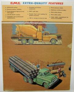 1959 GMC 500 W & MW Truck Sales Brochure Folder Original