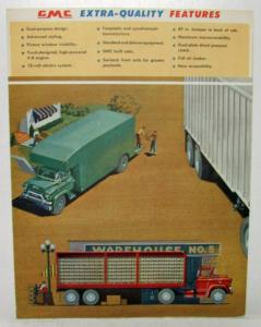 1959 GMC F 600 Truck V-8 Sales Brochure Folder Original