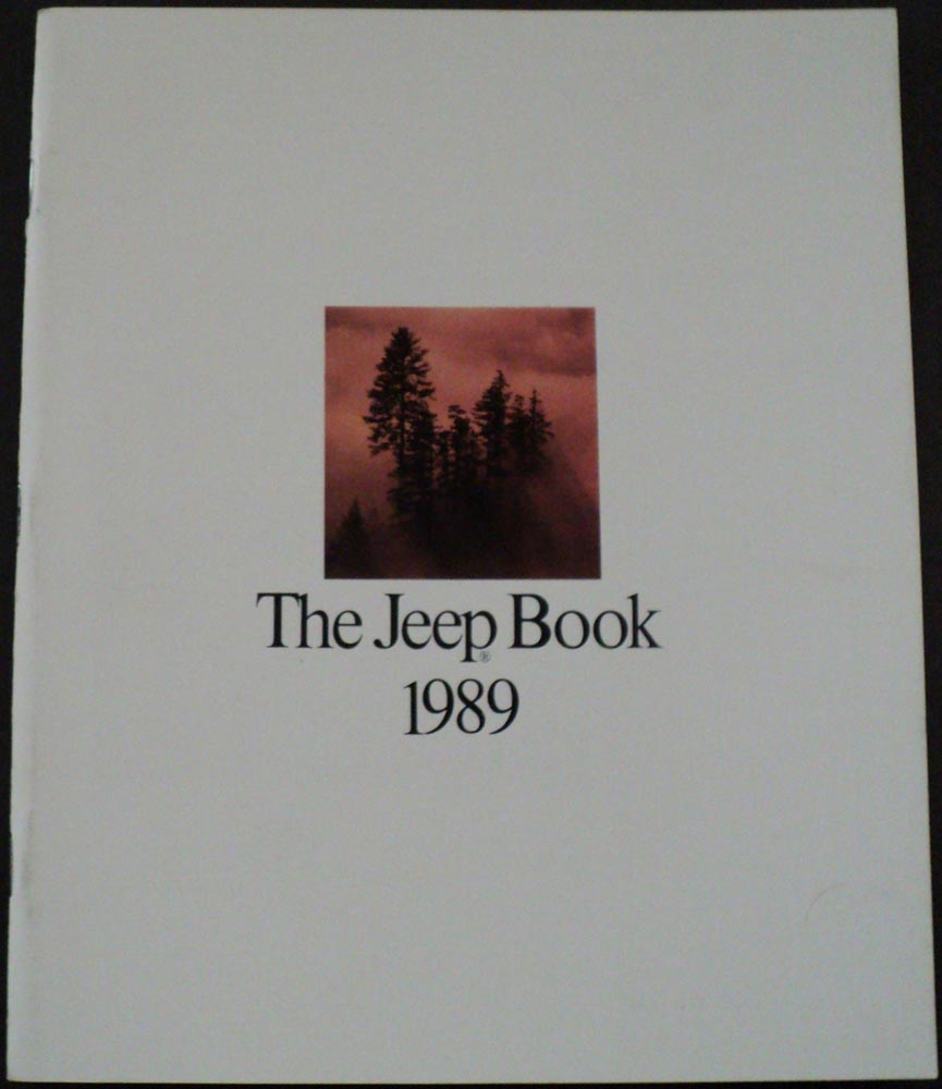 1989 Jeep Book Full Line Prestige ORIGINAL Sales Brochure