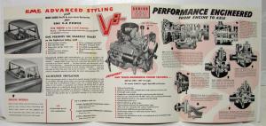 1959 GMC 550 Series Truck 370 V-8 Engine Sales Brochure Folder Original