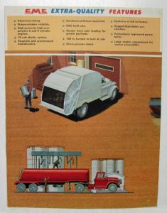 1959 GMC 450 6-wheeler & 450-8 Trucks Sales Brochure Folder Original