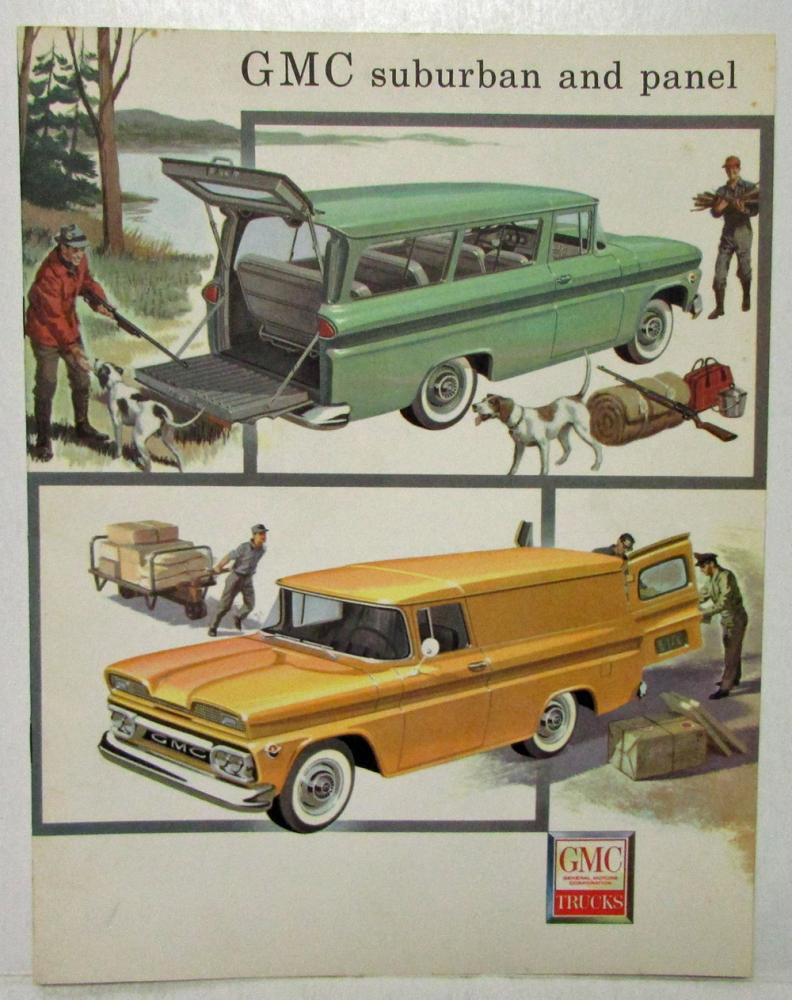 1960 GMC Truck Suburban and Panel Sales Brochure