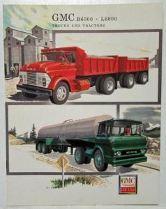 1960 GMC B6000 L6000 Trucks and Tractors Sales Brochure Original