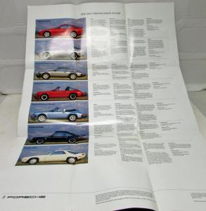 1986 Porsche 959 Dealer Large Poster Brochure 944 911 928 S Carrera Original
