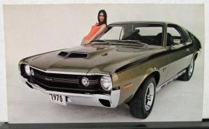 1970 American Motors AMX Dealer Post Card Mailer Original Rare Nice