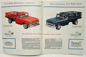 1961 GMC Chassis-Cabs & Stake Racks Series 1000-3500 Sales Brochure