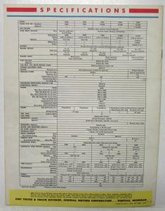 1961 GMC Chassis-Cabs & Stake Racks Series 1000-3500 Sales Brochure
