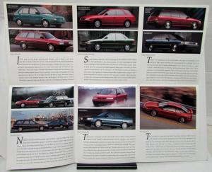 1994 Subaru Justy Legacy Loyale Impreza SVX Color Sales Folder Original
