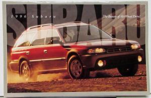 1996 Subaru SVX Legacy Impreza Outback Color Sales Brochure Original