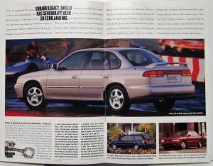 1996 Subaru SVX Legacy Impreza Outback Color Sales Brochure Original