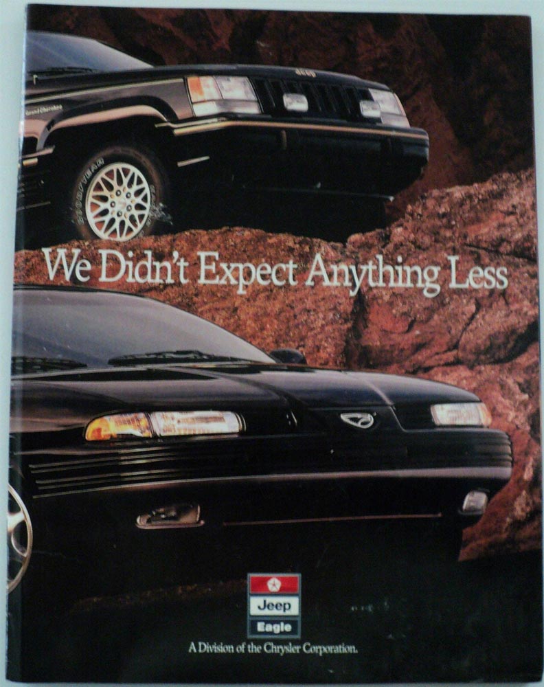 1993 Chrysler Jeep Cherokee Grand Limited Eagle Vision TSi Sales Brochure