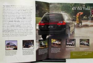 2001 Subaru Forester Outback Legacy Impreza Color Sales Brochure Original