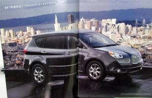 2007 Subaru B9 Tribeca Outback Legacy Forester Impreza Sales Brochure Original