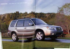 2007 Subaru B9 Tribeca Outback Legacy Forester Impreza Sales Brochure Original
