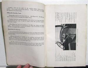 1921 Cadillac Type 59 Owners Manual Original Care & Operation Instructions Orig