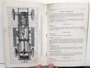 1921 Cadillac Type 59 Owners Manual Original Care & Operation Instructions Orig