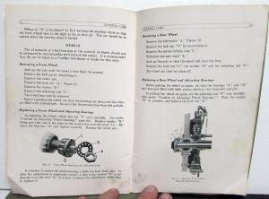 1921 Cadillac Type 59 Owners Manual Original Care & Operation Instructions Orig