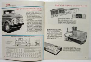 1962 GMC B6000 L6000 Trucks Tractors Sales Brochure Original