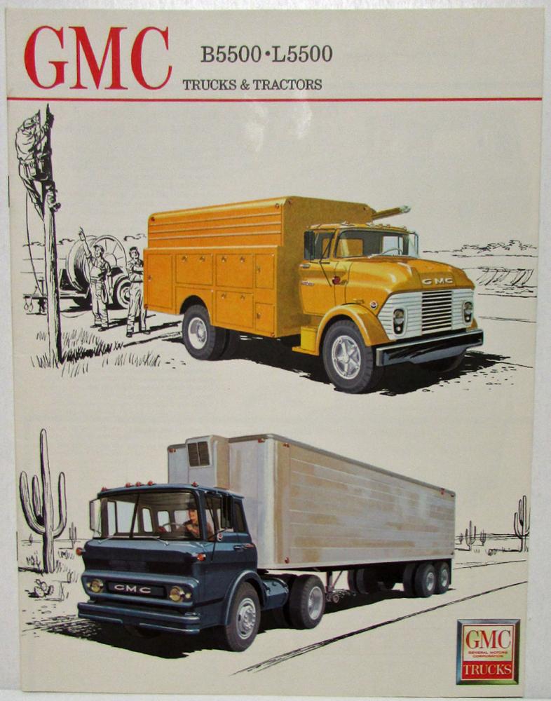1962 GMC Truck Tractor B5500 L5500 Sales Brochure Original