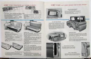 1962 GMC Truck Tractor 3500 4000 B4000 L4000 Sales Brochure Revised