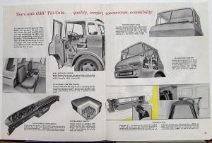 1962 GMC Truck Tractor 3500 4000 B4000 L4000 Sales Brochure Revised