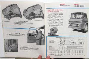 1962 GMC Trucks Tractors 3500 4000 B4000 L4000 Sales Brochure Original