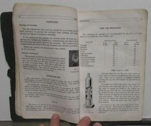 1923 Cadillac Model V 63 Owners Operators Manual Original