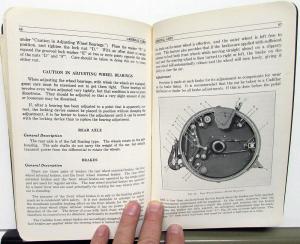 1923 Cadillac Model V 63 Owners Operators Manual Original