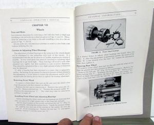 1927 Cadillac Model 314 Operators Owners Manual Original
