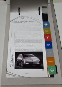 2001 General Motors GM Design Concept Vehicles Press Kit Chevy Olds Pontiac