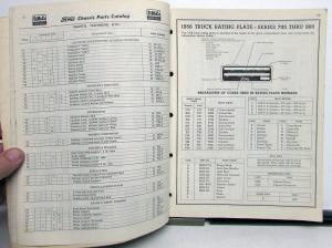 1956 Ford Big Job Truck Parts Book Manual Catalog F T B C 700 750 800 900