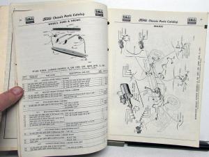 1956 Ford Big Job Truck Parts Book Manual Catalog F T B C 700 750 800 900