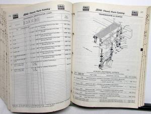 1956 Ford Big Job Truck Parts Book Manual Catalog F T B C 700 750 800 900