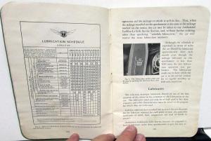 1934 Cadillac LaSalle Model 350 Operators Owners Manual Original Care & Op