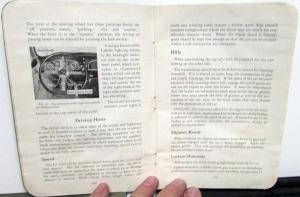 1934 Cadillac LaSalle Model 350 Operators Owners Manual Original Care & Op