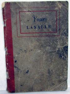 1937 Cadillac LaSalle Model 37-50 Operators Owners Manual Original