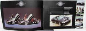 2001 2002 Spyker C8 Spyder Laviolette Color Sales Brochure Original