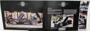 2001 2002 Spyker C8 Spyder Laviolette Color Sales Brochure Original