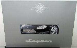 2002 2003 Spyker C8 Spyder Double 12 S Laviolette Color Sales Folder Original