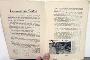 1939 Cadillac LaSalle Model 39-50 Operators Owners Manual Original