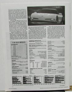 2001 Chevrolet Corvette Dealer Specialist