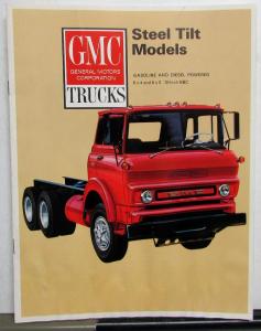 1966 GMC Steel Tilt Trucks 72 Inch Gas Diesel 6x4 & 6x2 Sales Brochure Original