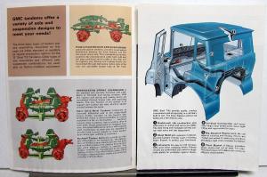 1966 GMC Steel Tilt Trucks 72 Inch Gas Diesel 6x4 & 6x2 Sales Brochure Original